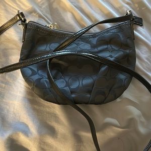 Black coach crossbody